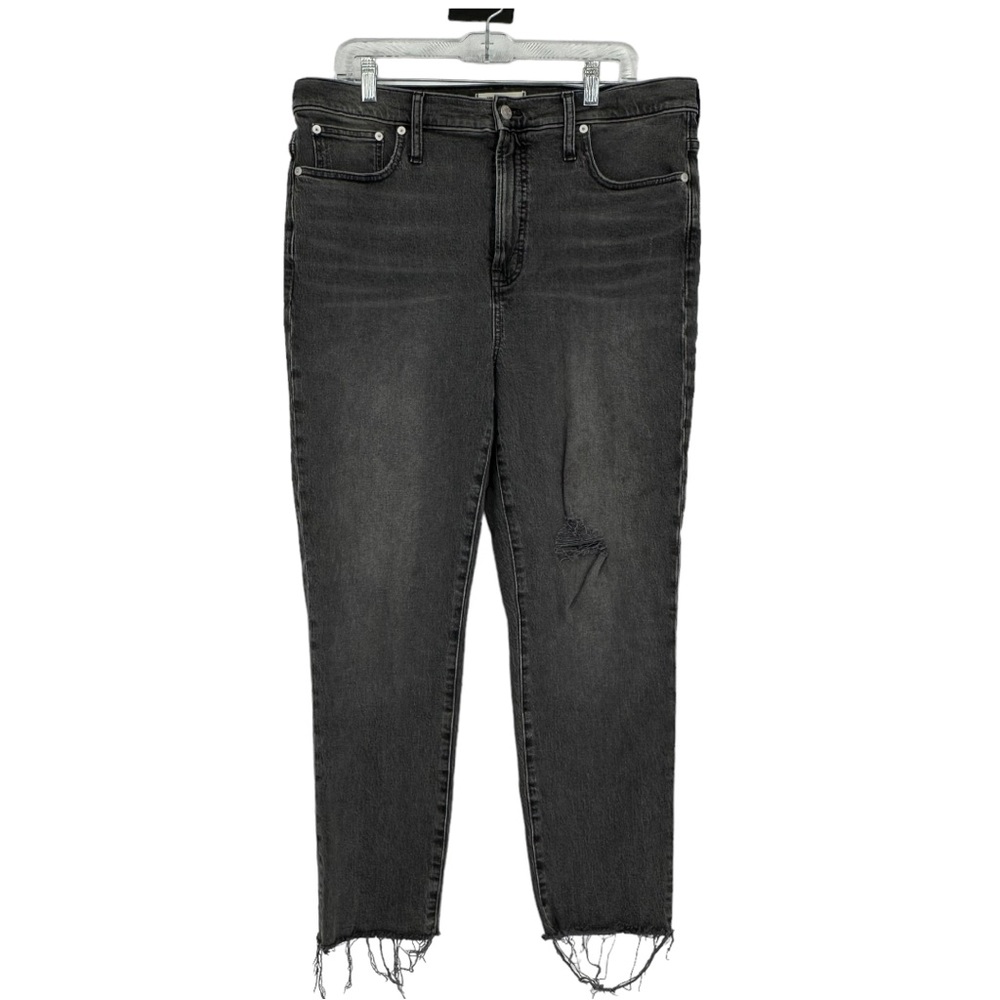Madewell Black Distressed Jeans